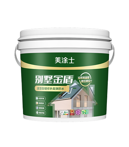 尊龙凯时人生就是搏别墅金盾屋面裂痕修补高弹防水